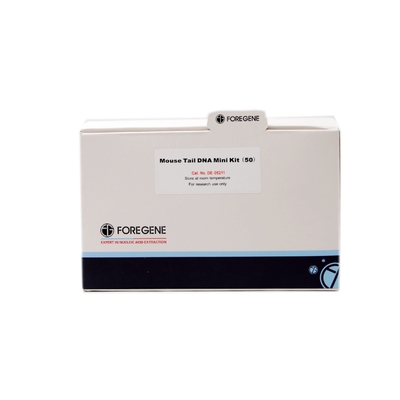 Lab Reagent Mouse Tail DNA Mini zestaw do oczyszczania DNA genomowego w ciągu 1 godziny