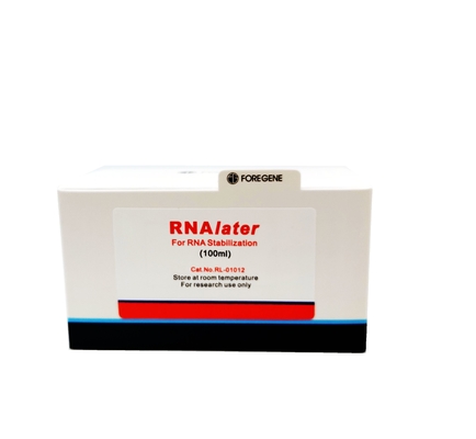 50ml 100ml 100ml×4 Zestawy do izolacji RNA RNAlater Protection Solution for Tissue Sample