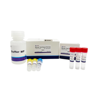 Odczynnik laboratoryjny o wyższej specyficzności Zestawy do bezpośredniej reakcji PCR z ogonem myszy bez wcześniejszego oczyszczania DNA 65 ℃ liza