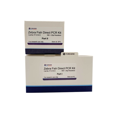 Wyższa specyficzność PCR System Zebra Fish Direct PCR Kit do bezpośredniej reakcji PCR