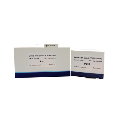 Anti Pollution PCR System Zestawy bezpośredniego PCR Zebra Fish (65 ℃ liza) z enzymem UNG