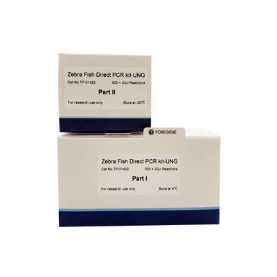 Anti Pollution PCR System Zestawy bezpośredniego PCR Zebra Fish (65 ℃ liza) z enzymem UNG