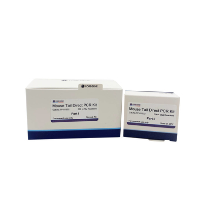 Zestaw Purity Mouse Tail Direct PCR Zestaw PCR o wysokiej wydajności ekstrakcji DNA bez oczyszczania na kolumnie wirówkowej oczyszczania DNA