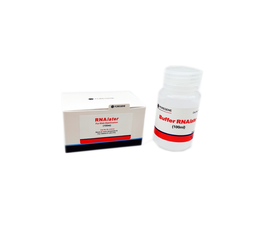 50ml 100ml 100ml×4 Zestawy do izolacji RNA RNAlater Protection Solution for Tissue Sample